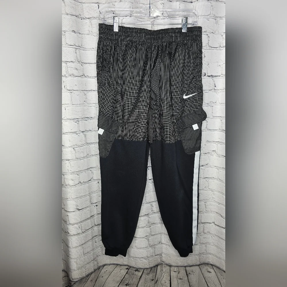 Nike Boy's Black‎ and Gray Joggers Size XL